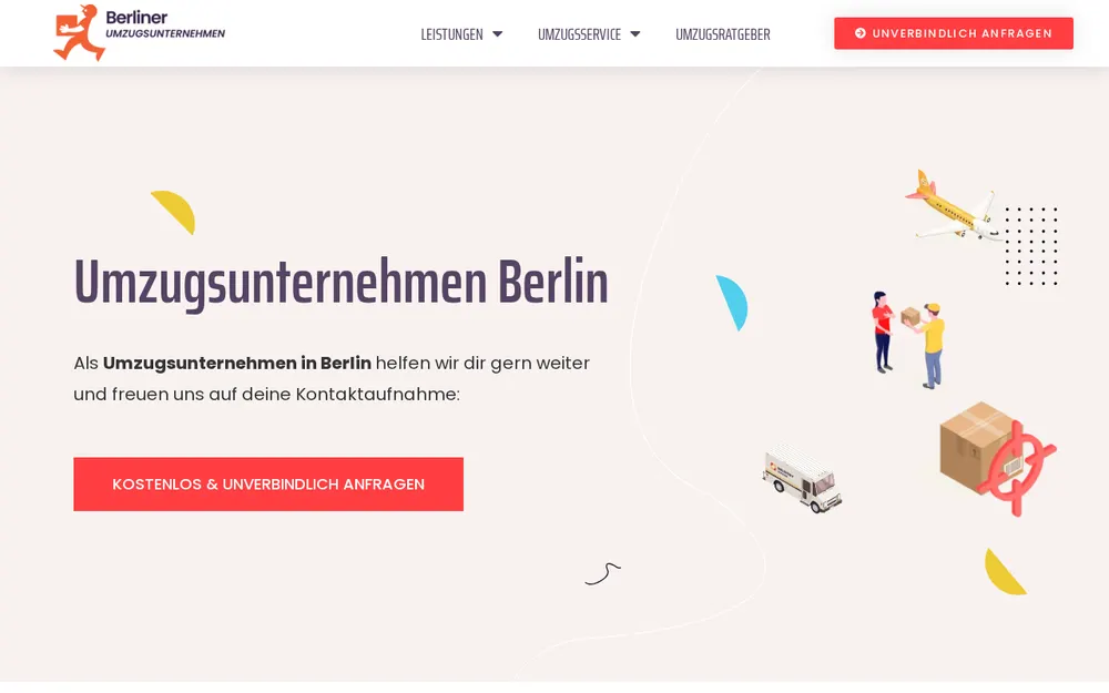 #1 UMZUGSFIRMA BERLIN | Berliner Umzugsunternehmen homepage