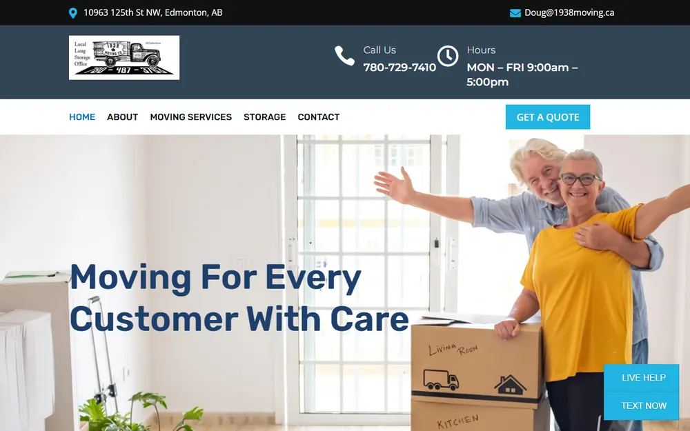 1938 Moving homepage