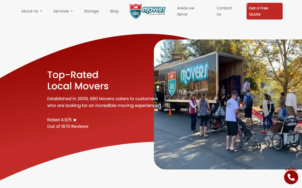 680 Movers homepage