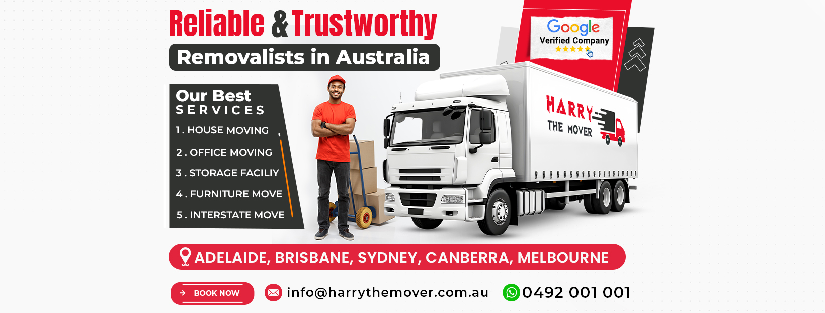 Harry The Mover homepage