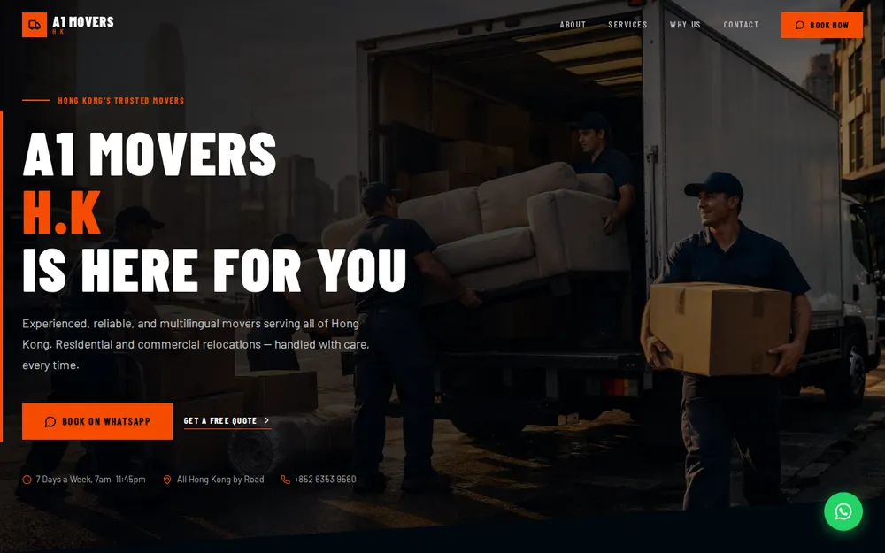 A1 Movers H.K homepage