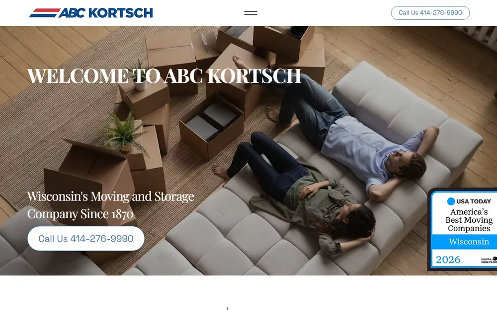 ABC Kortsch Moving & Storage Co., Inc. homepage