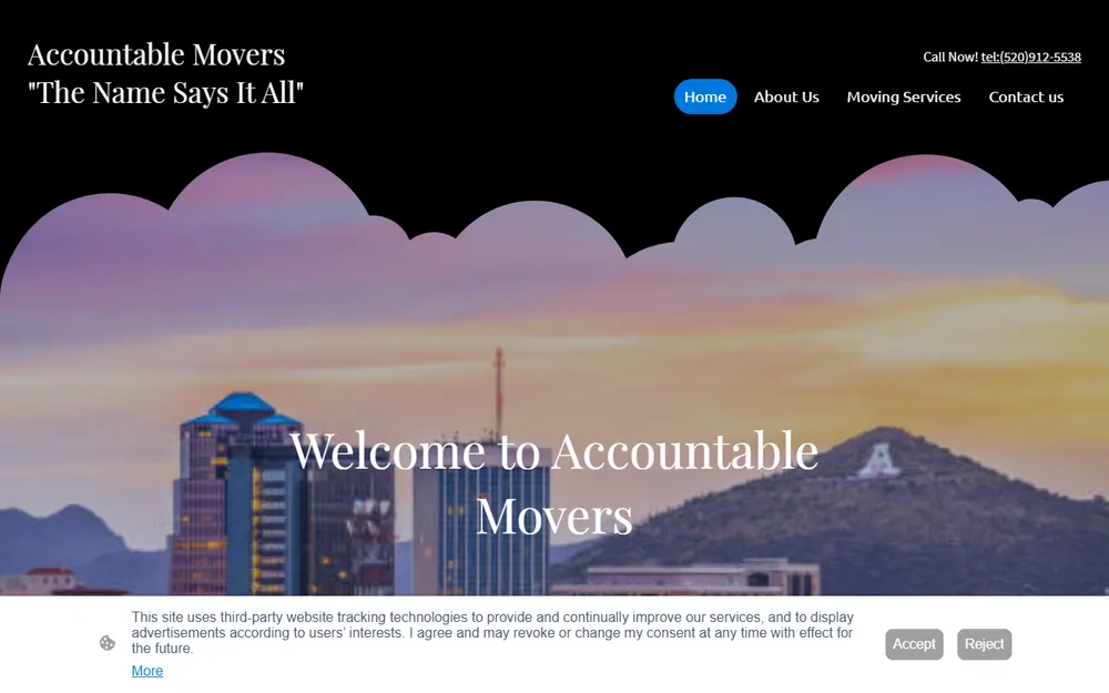 Accountable Movers homepage
