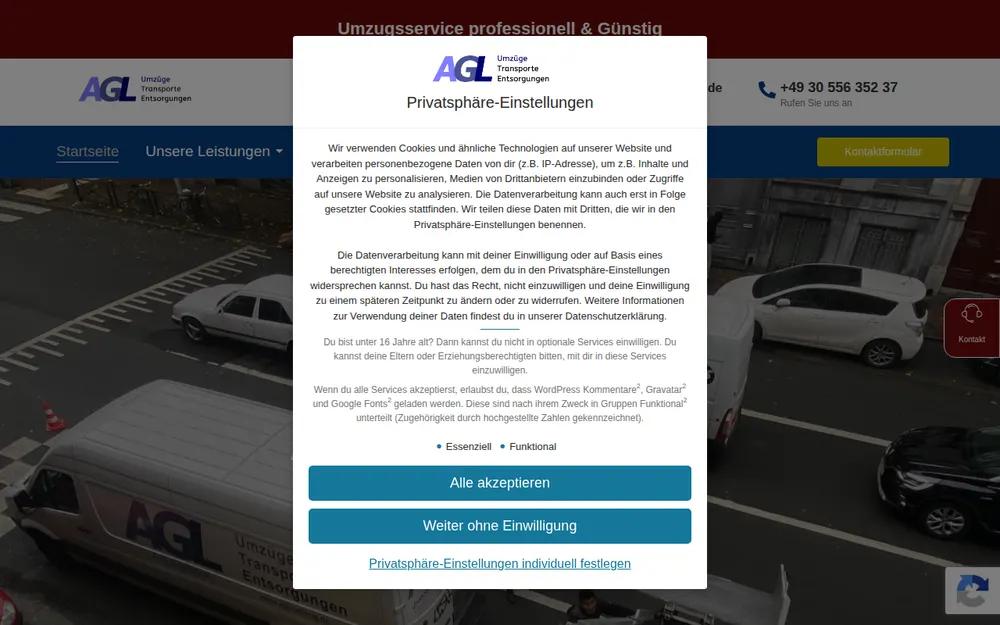 AGL Umzüge Berlin | Umzugsunternehmen Berlin Bundesweit & Europaweit Umzugsfirma homepage