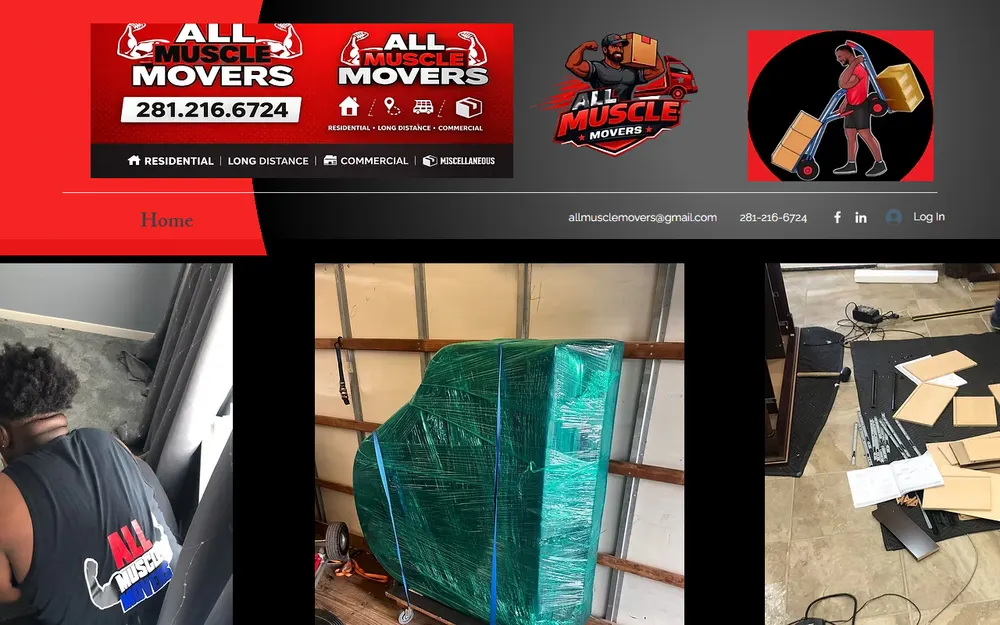 All Muscle Movers homepage