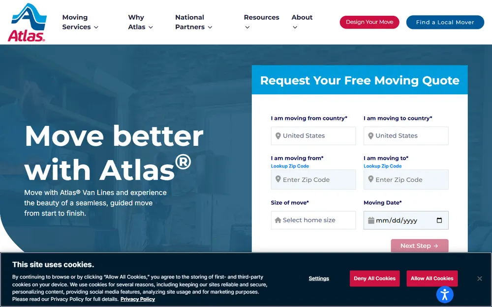 Alpha Omega Movers homepage
