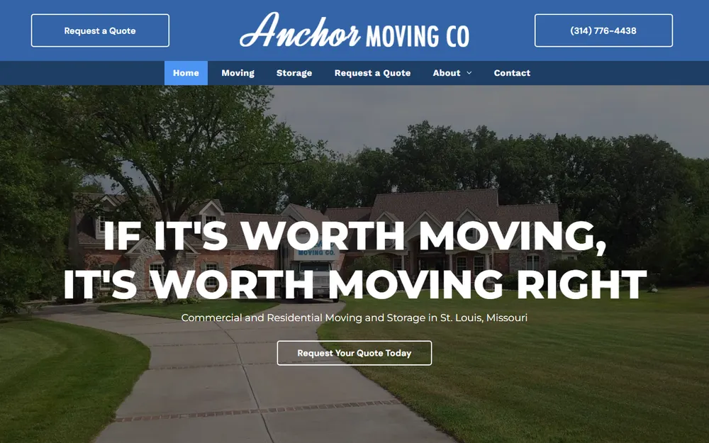 Anchor Moving homepage