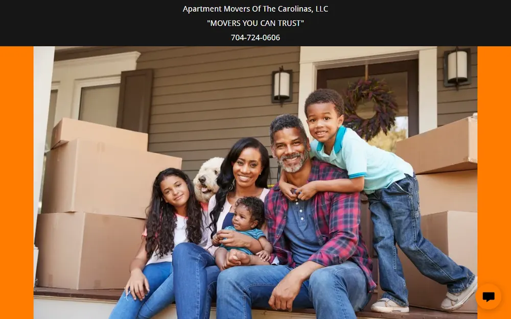 Apartment Movers of the Carolinas homepage