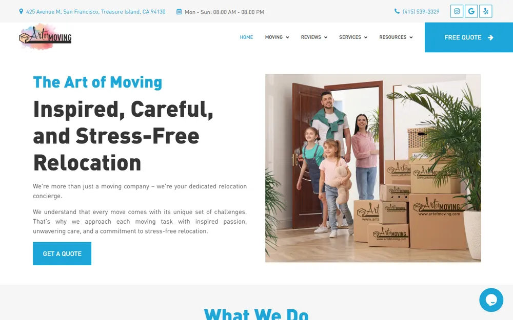 Art Of Moving LLC homepage