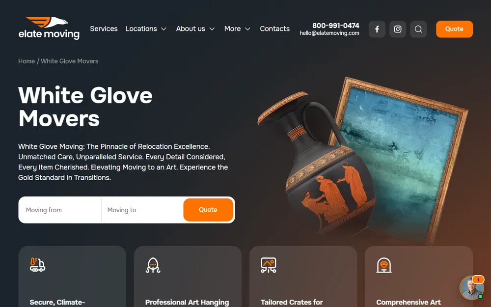 Art Transportation, Handling and Painting Shippers - Elate Group homepage