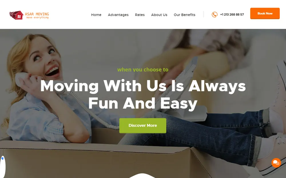 ASAR Moving and Delivery homepage