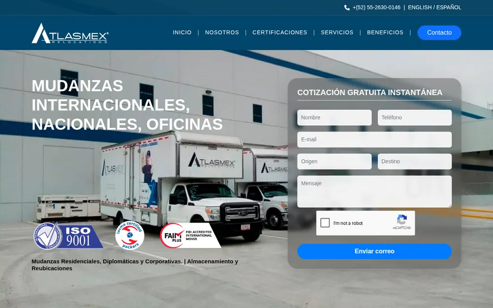 Atlasmex homepage