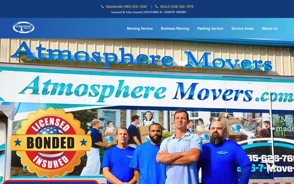 Atmosphere Movers homepage