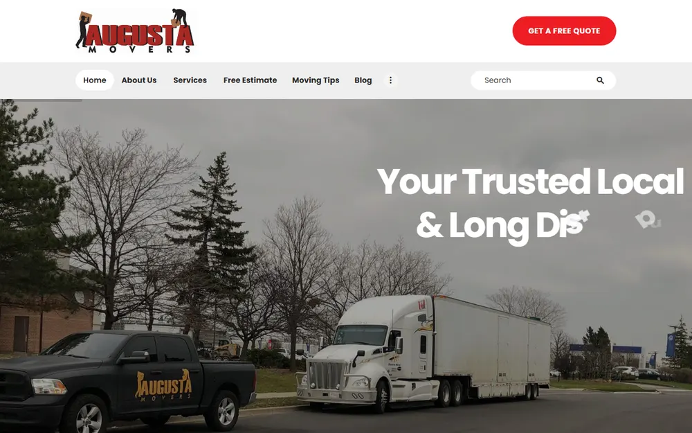 Augusta Movers homepage