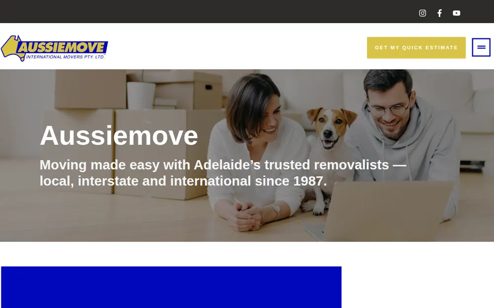 Aussiemove International Movers homepage