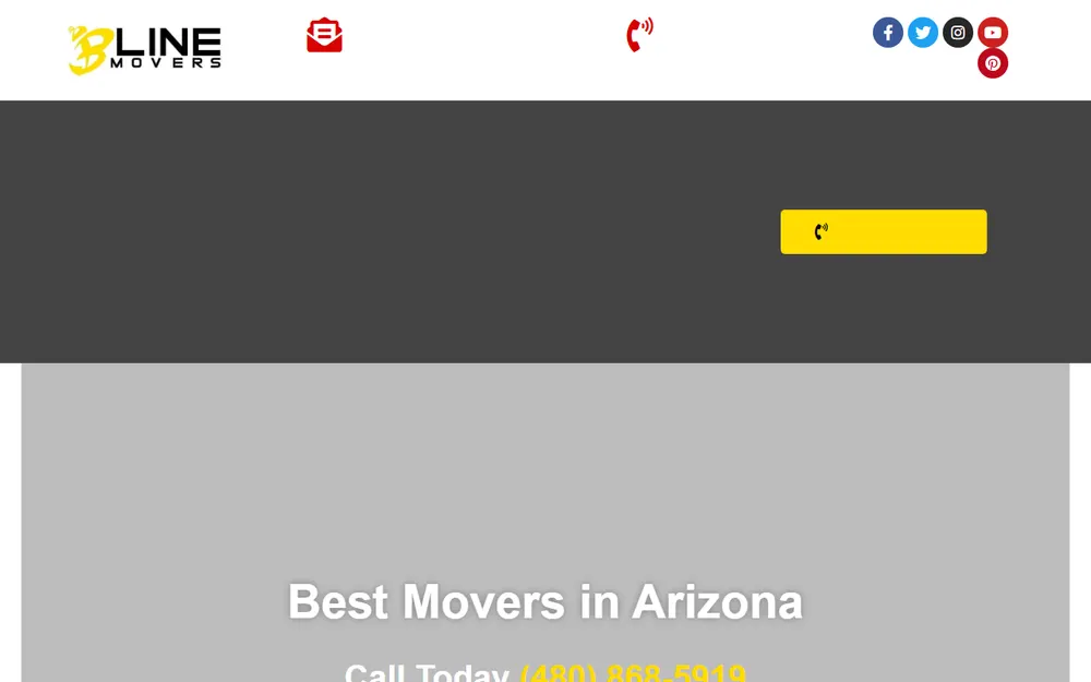 B Line Movers homepage