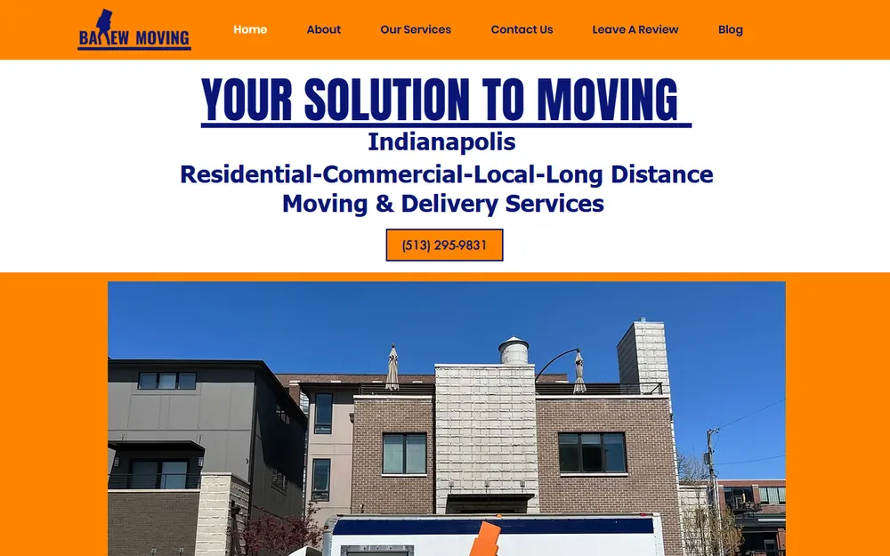 Ballew Moving LLC homepage