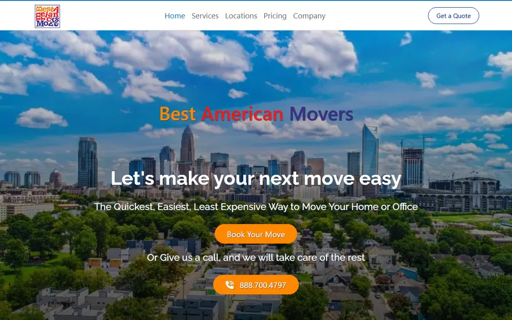 Best American Movers Local and Long Distance Moving Company Baltimore MD homepage