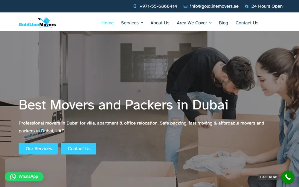 Best Movers and Packers in Dubai | Office and Villa Movers in Dubai homepage