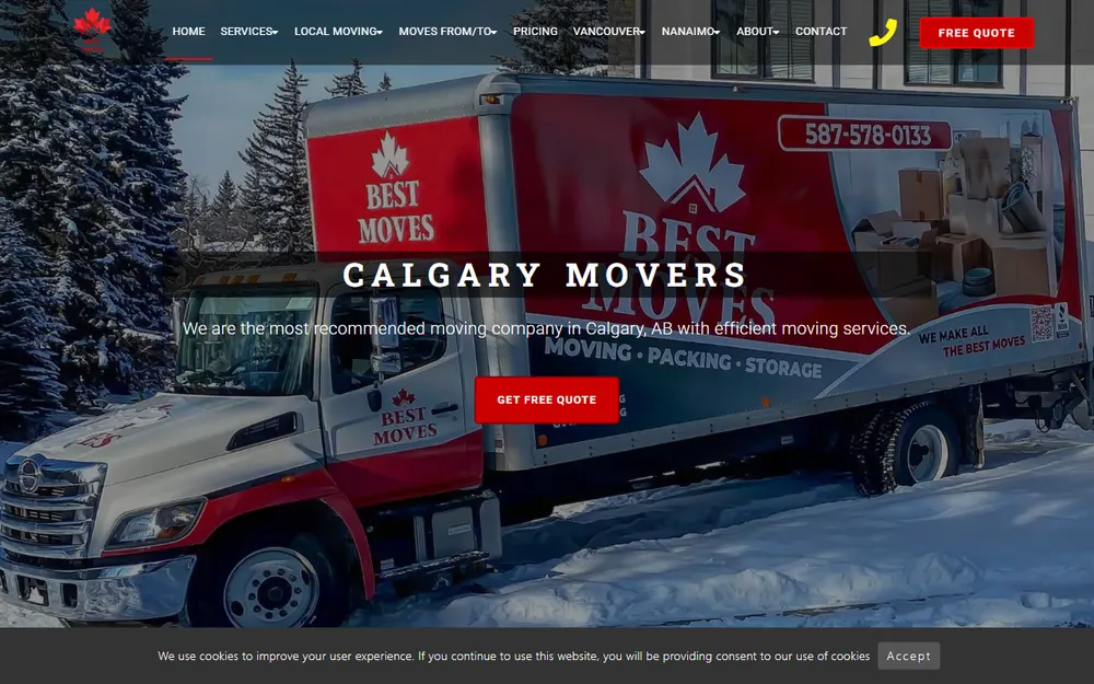 Best Moves homepage