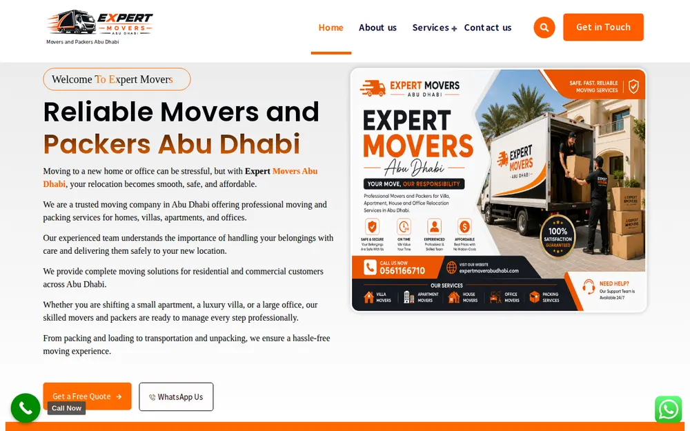 شركة عدن نقل اثاث أبوظبي ذ.م.م Best Office Villa & Home Furniture Movers and Packers in Abu Dhabi homepage
