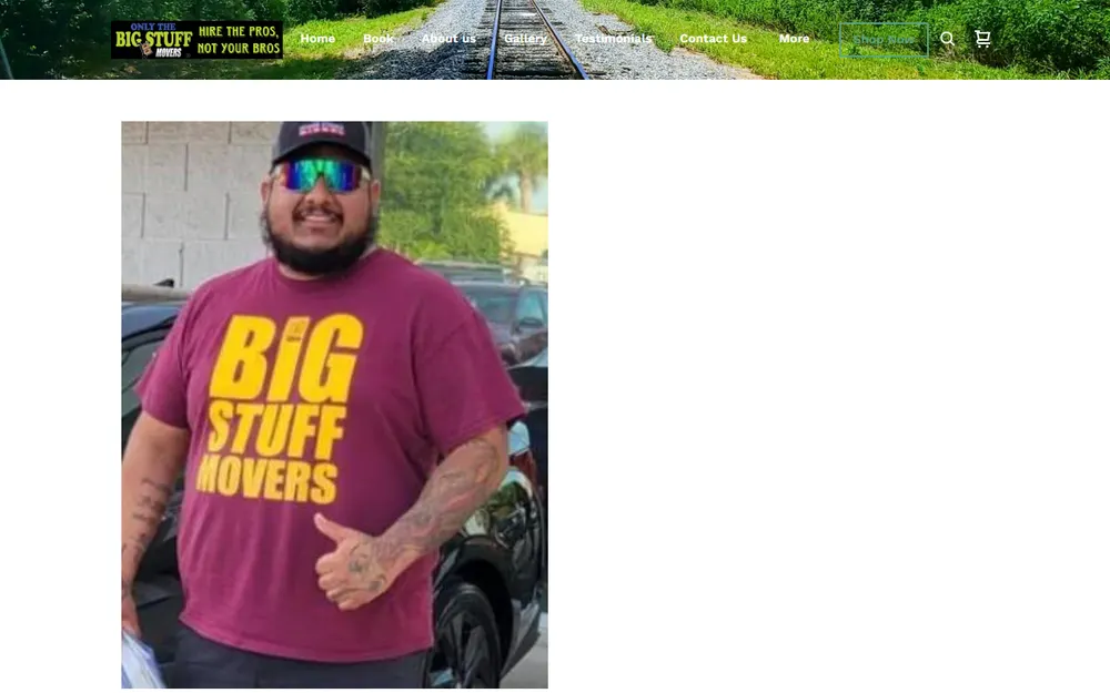 Big Stuff Movers homepage