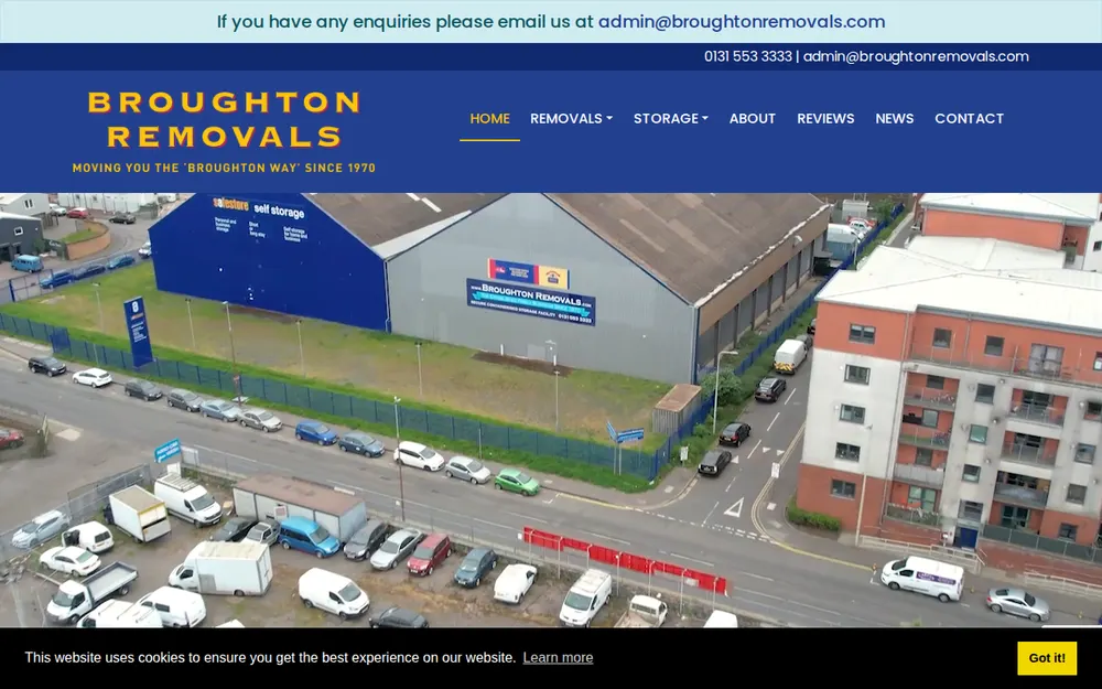 Broughton Removals Ltd homepage