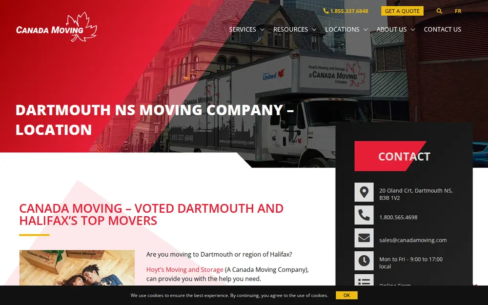 Burgess Transfer and Storage (A Canada Moving Company) homepage