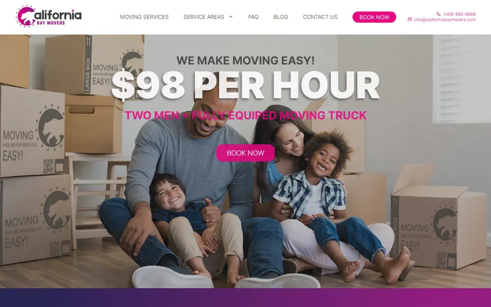 California Bay Movers LLC homepage