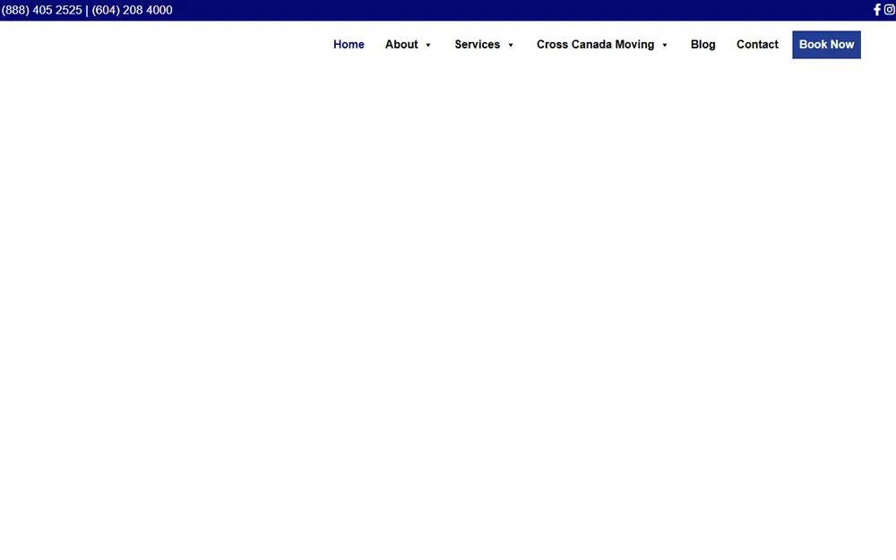 Canada Falcon Moving Inc. homepage