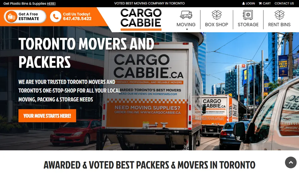 CARGO CABBIE homepage