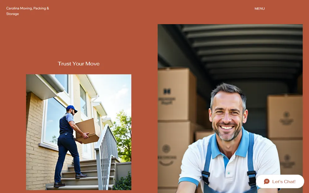 Carolina Moving, Packing & Storage INC. homepage