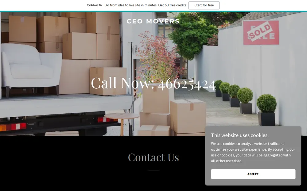 CEO Movers & Packers in Hong Kong homepage