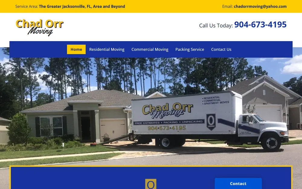 Chad Orr Moving homepage