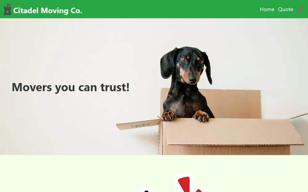 Citadel moving homepage