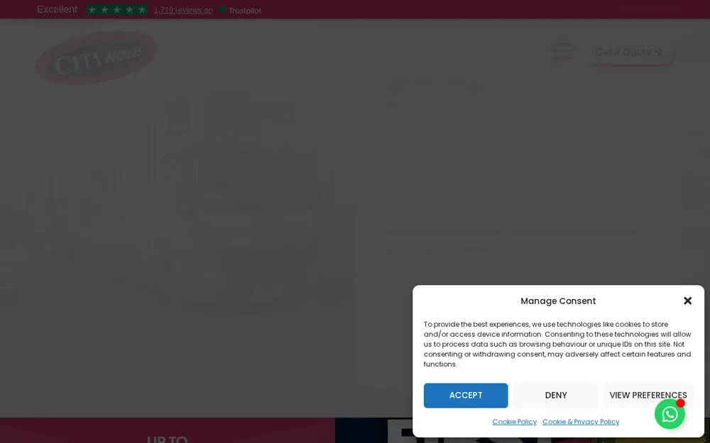 City Moves homepage