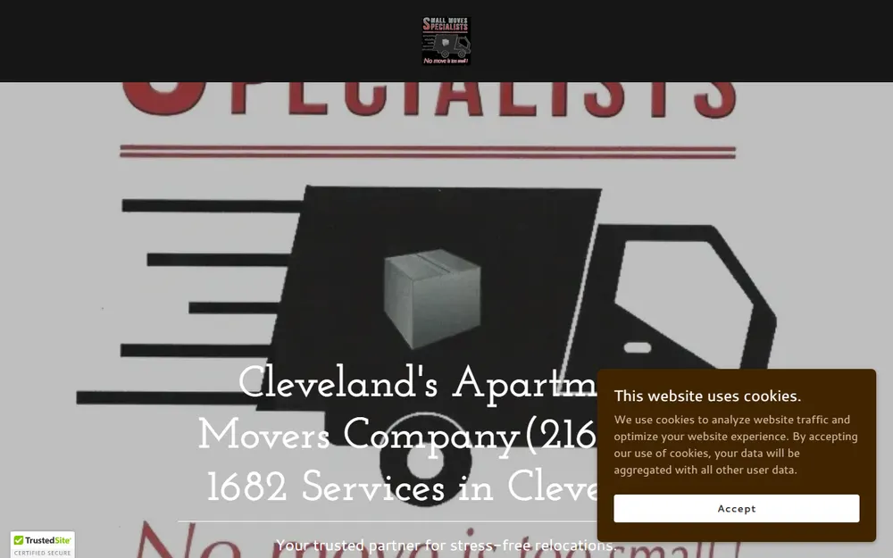 Cleveland's Apartment Movers Company homepage