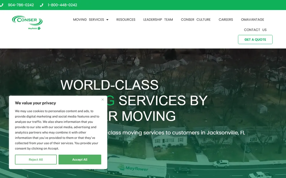 Conser Moving And Storage Of Jacksonville homepage