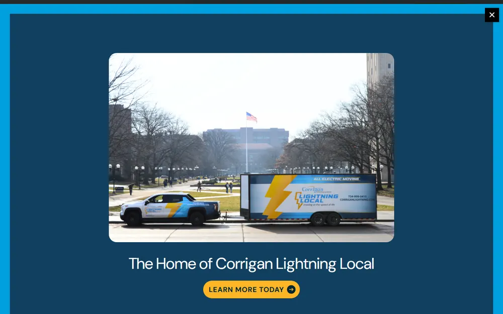 Corrigan Moving Systems homepage
