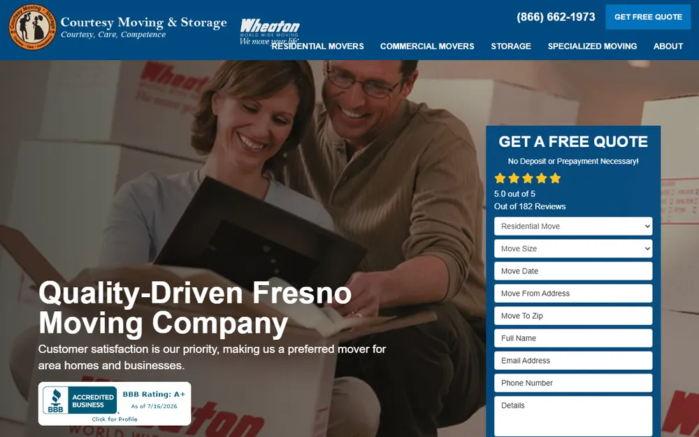 Courtesy Moving & Storage homepage