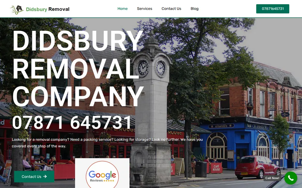 Didsbury Removal Company LTD homepage