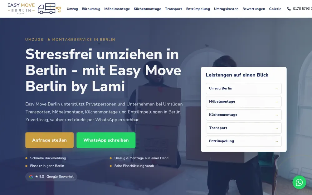 Easy Move Berlin by Lami homepage