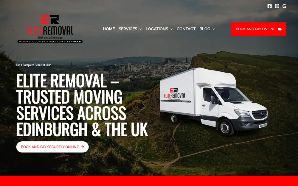 Edinburgh Removals Company | Elite Removal homepage
