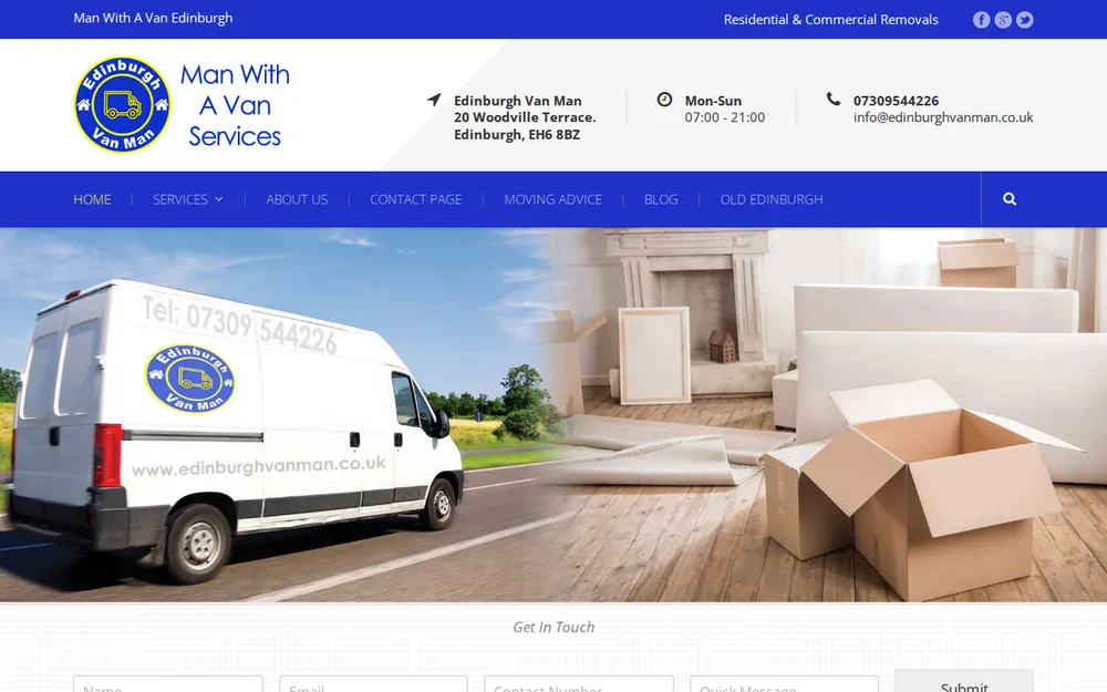 Edinburgh Van Man homepage