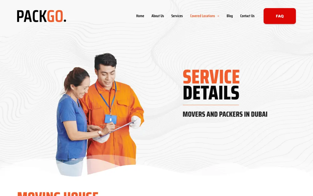 Elite Home Movers And Packers Dubai homepage
