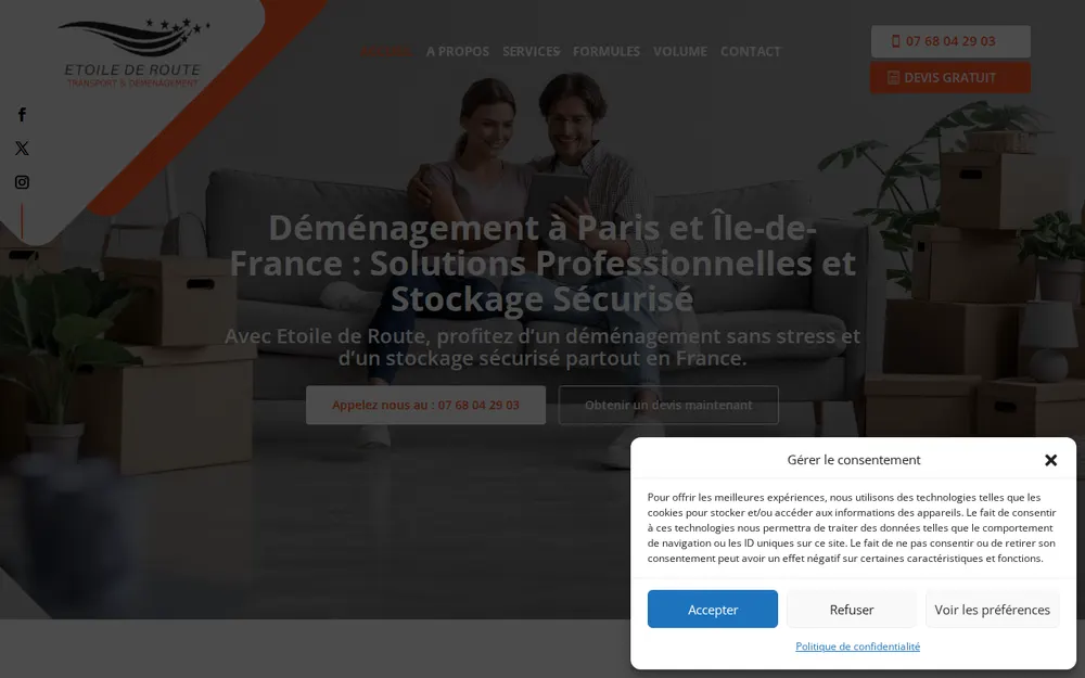 ETOILE DE ROUTE homepage