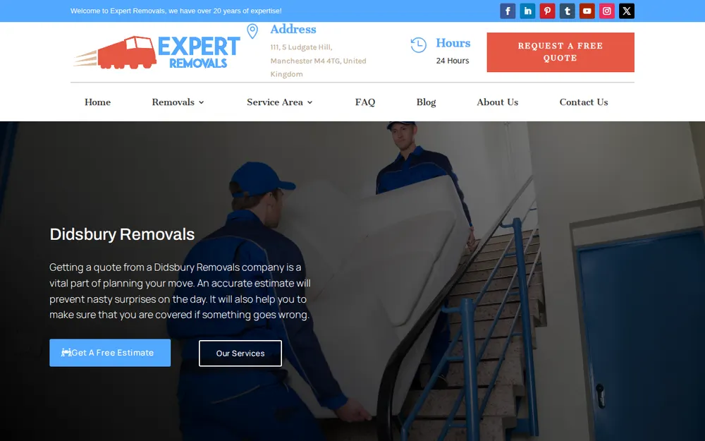Expert Removals Didsbury homepage