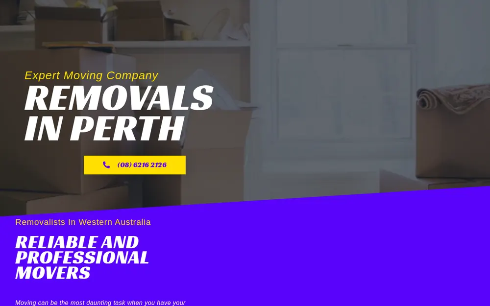 Furniture Removals Perth homepage