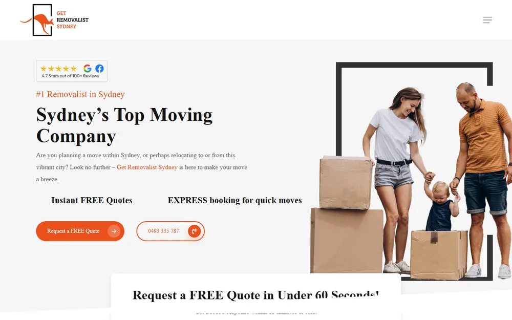 Get Removalist Sydney homepage