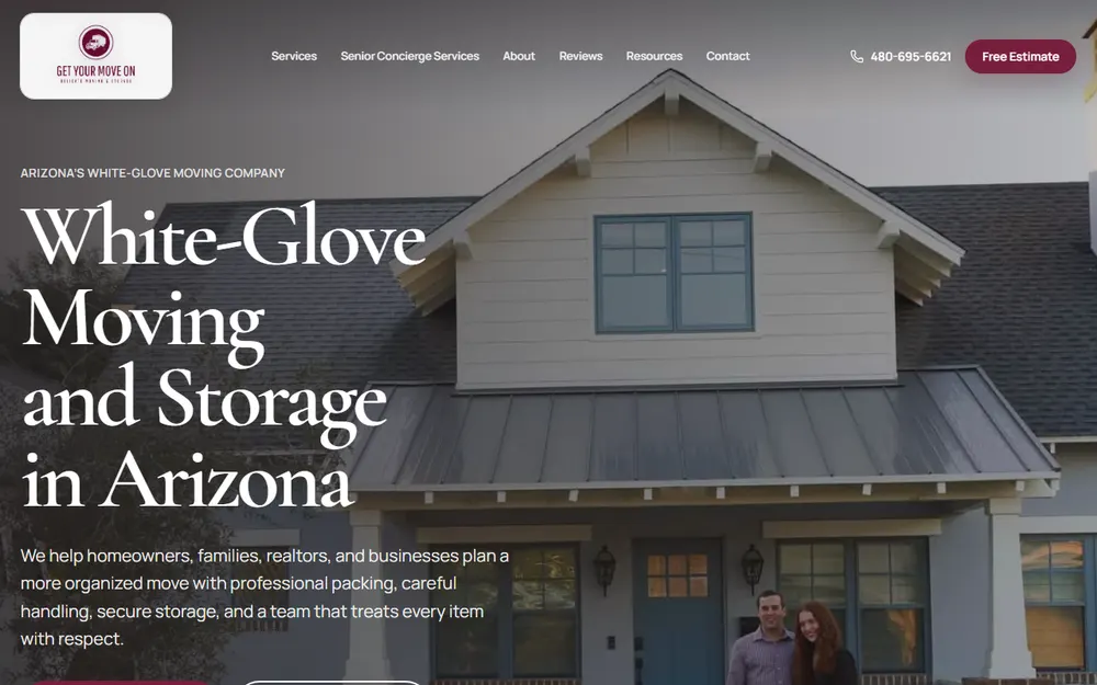 Get Your Move On homepage
